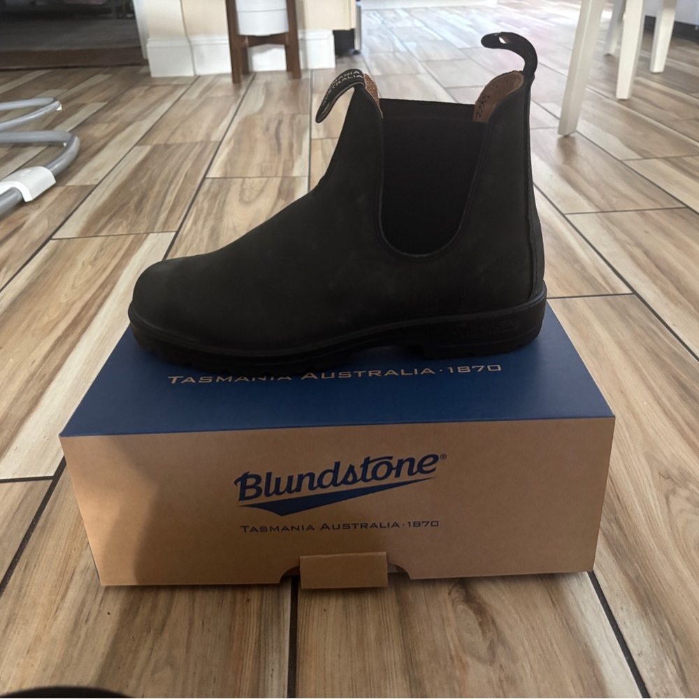 Blundstone Men's Rustic Black Water Resistant Boots Brand New